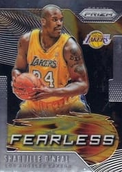 2019-20 Panini Prizm Fearless Shaquille O'Neal #19 card