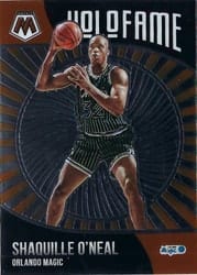 2020-21 Panini Mosaic HoloFame Shaquille O'Neal #3 card