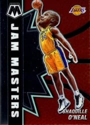 2020-21 Panini Mosaic Jam Masters Shaquille O'Neal #14 card