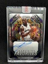 2023-24 Panini Prizm Franchise Favorites Signatures Shaquille O'Neal #FF-SHQ card