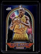 2023-24 Topps Chrome Cosmic Cosmic Heroes Shaquille O'Neal #CH-17 card