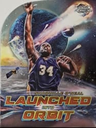 2023-24 Topps Chrome Cosmic Launched Into Orbit Shaquille O'Neal #LIO-21 card