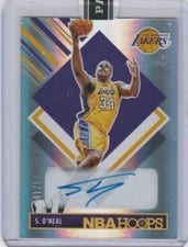 2024 Panini NBA Hoops Shaquille O'Neal Tribute Premium Box Set Autograph #296 card
