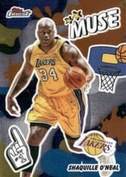 2025-26 Finest Muse Shaquille O'Neal #M-4 card
