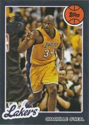 2025-26 Topps 1980-81 Topps Basketball Shaquille O'Neal #80BK-4 card