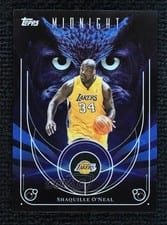 2025-26 Topps Midnight Night Owls Shaquille O'Neal #NO-14 card