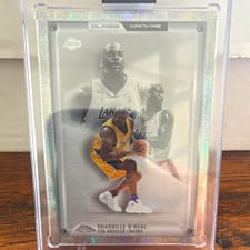 2025 Topps Chrome Glass Canvas Shaquille O'Neal #GC-11 card