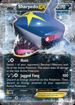 Primal Clash Sharpedo-EX #91 card