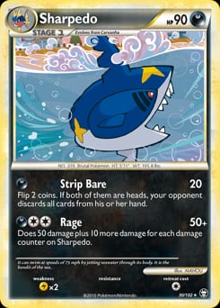 2010 HS—Triumphant Sharpedo #30 card
