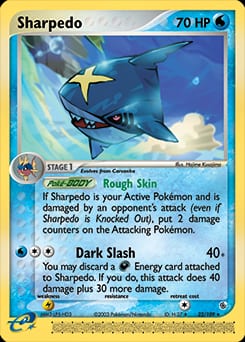 2003 Ruby & Sapphire Sharpedo #22 card