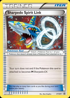 XY Black Star Promos Sharpedo Spirit Link #XY201 card