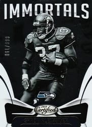 2018 Panini Certified Base Set Shaun Alexander #107 card