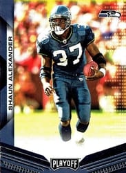 2019 Panini Playoff Base Set Shaun Alexander #181 card