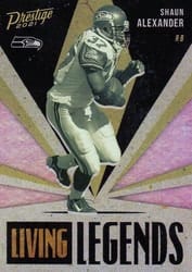 2021 Panini Prestige Living Legends Shaun Alexander #LL-27 card