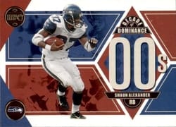 2022 Panini Legacy Decade of Dominance Shaun Alexander #DD-10 card