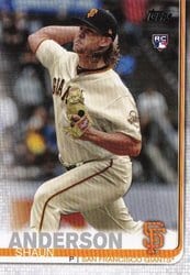 2019 Topps Update Base Set Shaun Anderson #US142 card
