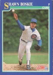 1991 Score Base Set Shawn Boskie #59 card