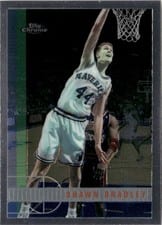 1997 Topps Chrome Shawn Bradley #104 card