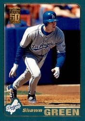 2001 Topps Base Set Shawn Green #20 card