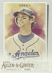 2020 Topps Allen & Ginter Base Set Shawn Green #332 card