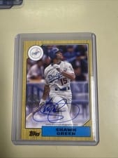 2022 Topps Update 1987 Topps Autographs Shawn Green #87BA-SG card