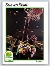 1991-92 Hoops Base Set Shawn Kemp #200 card