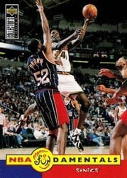1996-97 Collector's Choice Base Set Shawn Kemp #190 card