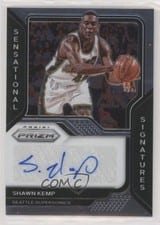 2020-21 Panini Prizm Sensational Signatures Shawn Kemp #SS-SKE card