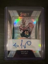 2021-22 Panini Select Signature Selections Shawn Kemp #SS-SKP card
