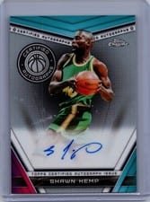 2023-24 Topps Chrome Certified Autographs Shawn Kemp #CA-SK card