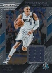 2018-19 Panini Prizm Sensational Swatches Shawn Marion #18 card