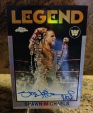 Shawn Michaels 2026 Topps Chrome WWE 1986 Topps Autographs card