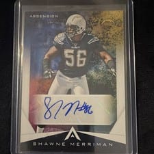 2021 Panini Chronicles Ascension Autographs Shawne Merriman #ASC-SME card
