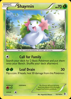 2012 Boundaries Crossed Shaymin #10 card