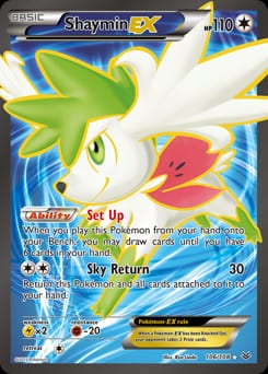 Roaring Skies Shaymin-EX #106 card