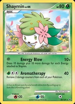 2009 Platinum Shaymin #38 card