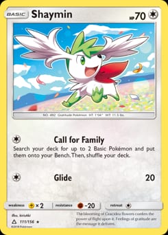 Ultra Prism Shaymin #111 card