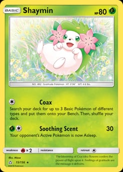Ultra Prism Shaymin #15 card
