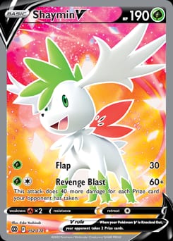Brilliant Stars Shaymin V #152 card