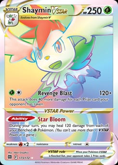 Brilliant Stars Shaymin VSTAR #173 card