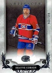 2018-19 Upper Deck Artifacts Base Set Shayne Corson #150 card