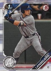 2019 Bowman Draft Base Set Shea Langeliers #BD-67 card