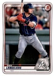 2020 Bowman Draft Base Set Shea Langeliers #BD-183 card
