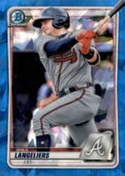 2020 Bowman Sapphire Edition Base Set Shea Langeliers #BCP-21 card