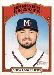 2021 Topps Heritage Minor League Base Set Shea Langeliers #25 card