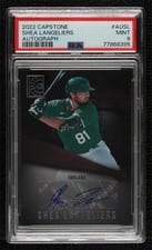 2022 Panini Capstone Autographs Shea Langeliers #AU-SL card