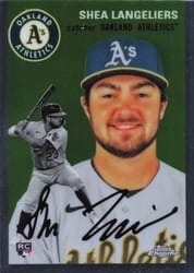 2023 Topps Chrome Platinum Anniversary Base Set Shea Langeliers #5 card