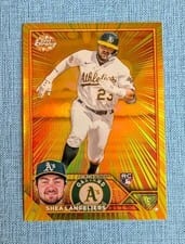 2023 Topps Chrome Radiating Rookies Shea Langeliers #RR-8 card