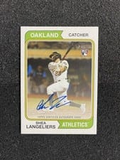2023 Topps Heritage Real One Autographs Shea Langeliers #ROA-SL card