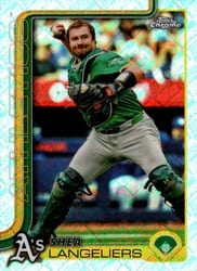 2025 Topps Chrome Logofractor Edition Base Set Shea Langeliers #58 card